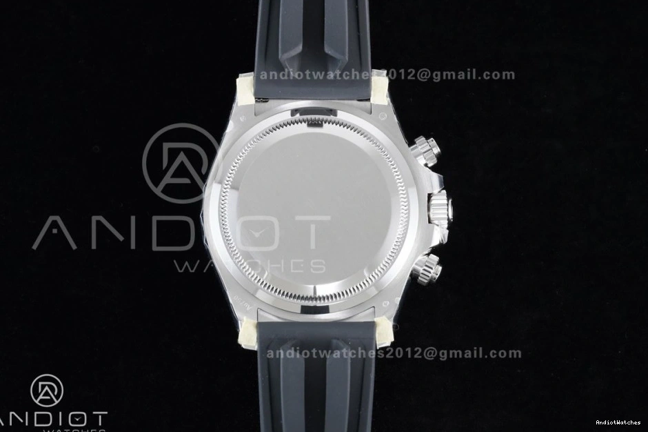 SoftTouch Diamonds Strap Silver Daytona VS4131 on Dial Edition 816 Oysterflex 1:1 VSF Best Black V2 (Weighted) 126519 1123